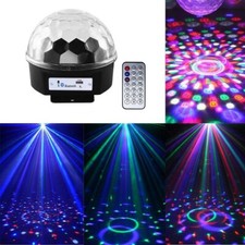 Sfera led rgb lampada bluetooth effetti strobo discoteca usb luce multicolori