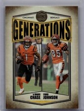 2022 Panini Legacy - Generations Ja'Marr Chase, Chad Johnson #G-10 Bengals