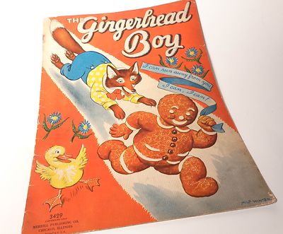 The Gingerbread Boy Merrill Publishing ©1937 Vintage Illustrated ...