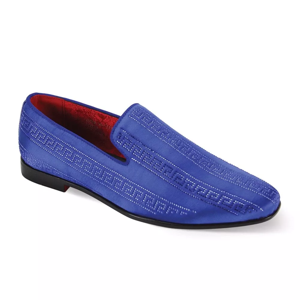 Royal blue loafers mens discount