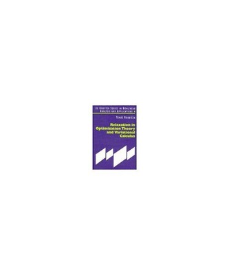 Relaxation in Optimization Theory and Variational Calculus, Tomás Roubicek