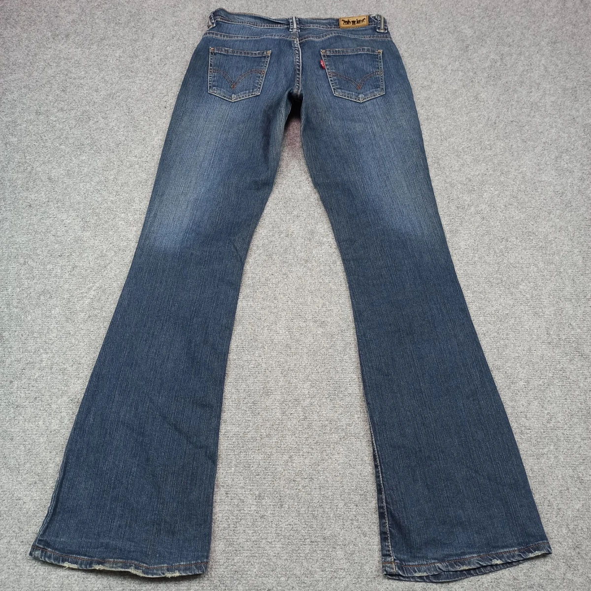 Levis 529 Bootcut Jean Femmes W29 L33 Bleu Slim Fit Extensible Strauss Co