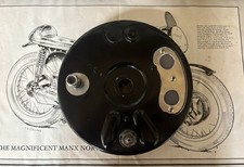 Norton Dominator 8” Brake Plate Modified Vents