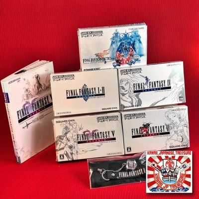Los 5 Final Fantasy GBA Taktik           1 2 4 5 6 Gameboy Advance FF Japan...