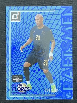 Deybi Flores 2025-26 Panini Donruss Road to FIFA World Cup Craftsmen Blue /199