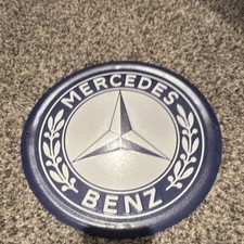Round Mercedes-Benz vintage logo sign / wall plaque