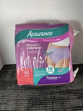 Assurance Women's Incontinence Postpartum Underwear XL Maximum Absorbency 19ct V