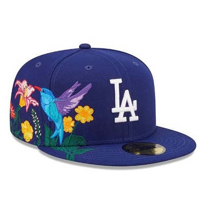 Brand New 59FIFTY Baseball Cap - MLB LA Dodgers Blooming Royal Blue Fitted Hat