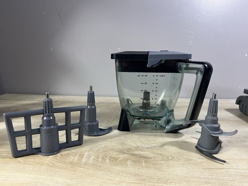 Ninja Pro System 1100 Replacement 40oz Food Processor Bowl w/ 3 Blades & Lid
