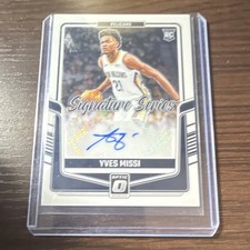 Panini 2024-25 Donruss Signature Series Yves Missi RC Auto #SS-YMP Pelicans