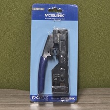 VCELiNK RJ12 RJ45 Crimping Tool Pass Through GJ671BL - FREE SHIPPING