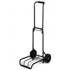 Metal Folding Luggage Cart, Black, 39" x 13" 15" Platform , 3lbs Empty