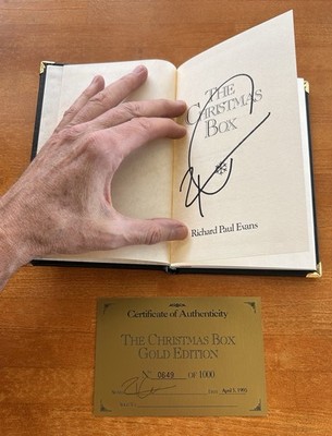 *RARE* SIGNED 1994 The Christmas Box by Richard Paul Evans HC Ltd Ed of 1000