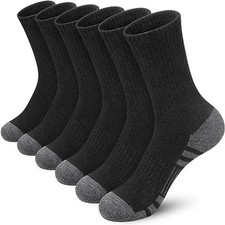6Pairs Men’s Sports Socks Anti Slip Grip Football Gym Outdoor Breathable UK 9-11