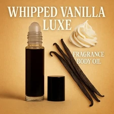 Whipped Vanilla Luxe Perfume Body Oil 1/3 Oz (10ml) Roll-on