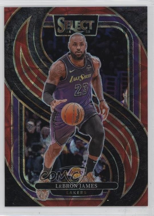 2024 Panini Select Premier Level Red Scope Prizm 161/249 LeBron James #111 04dh