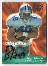 1995 Ultra #30 Daryl Johnston Ultrabilities Dallas Cowboys