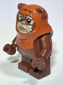 Lego Wicket Ewok Minifigure Star Wars Jedi 8038 Used Good Condition sw1435 #26