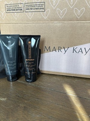 Mary Kay MK Men High Intensity High Intensity Sport Hair Body Wash Set. New
