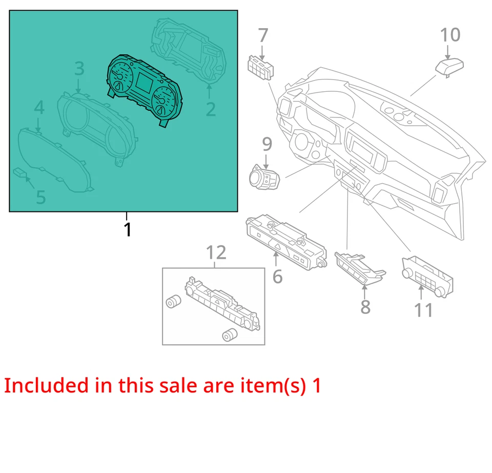 Cuadro de instrumentos velocímetro Kia Sportage 2018-2019 medidores 94021-d9180 PCHZA Foto 3 de 4