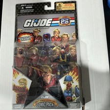 Hasbro GI Joe 25th Anniversary Comic 2 Pack with CRIMSON GUARD & COBRA OFFICER