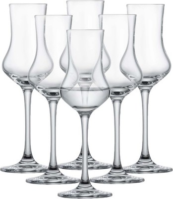 SCHOTT ZWIESEL Classico Grappa Glass (Set of 6), Shot Glasses with Stem,