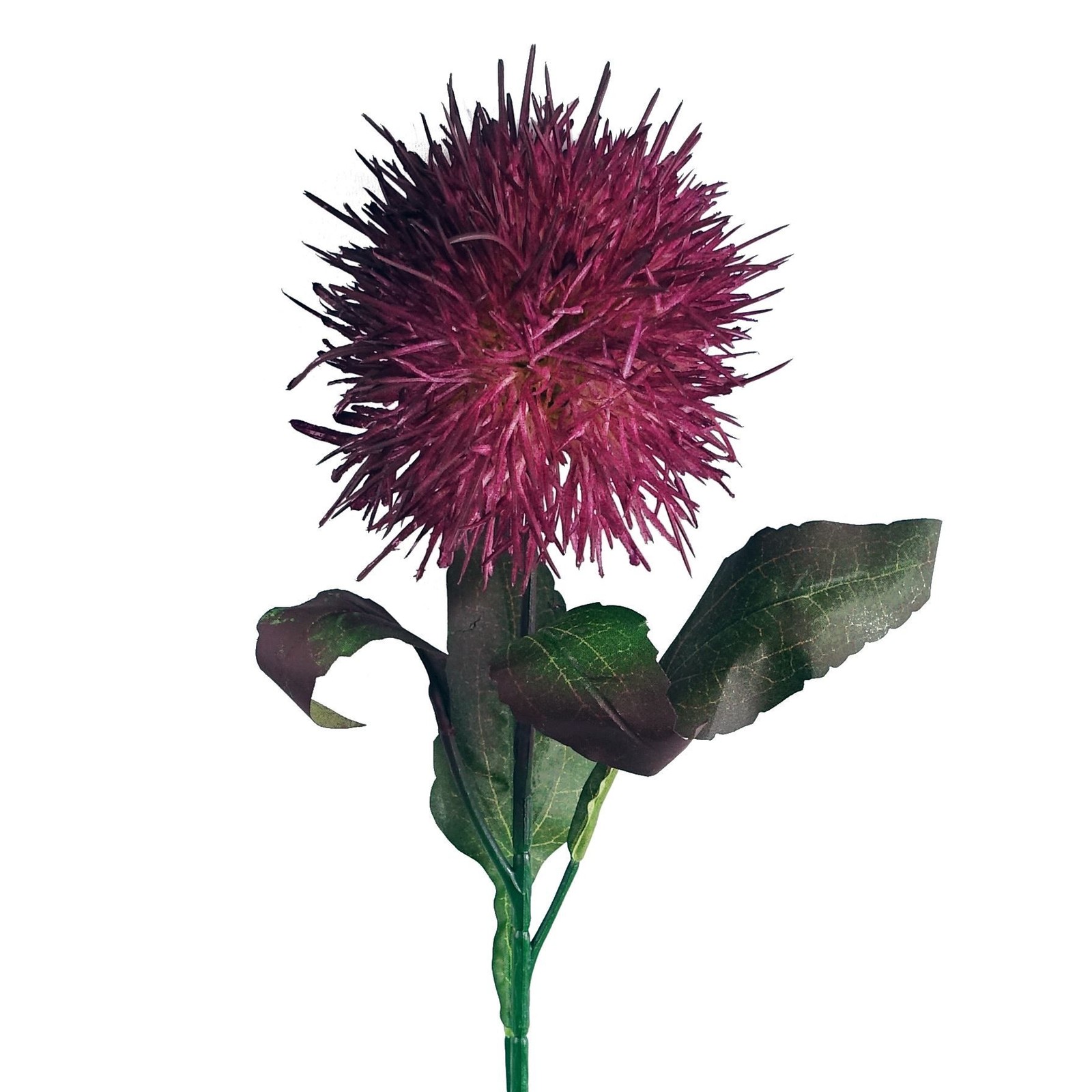 Blue Pirate Purple 70Cm Globe Thistle Ball Artificial Flower Stem - Image 2