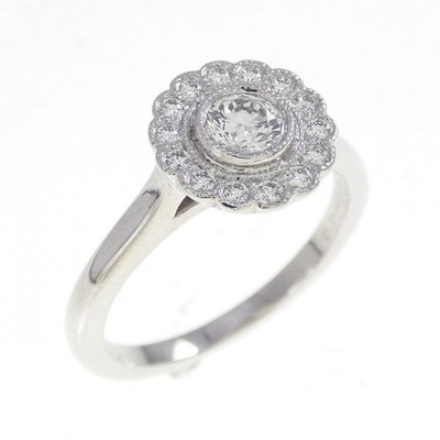 Authentic Tiffany Enchant Flower Ring  #260-007-911-7029