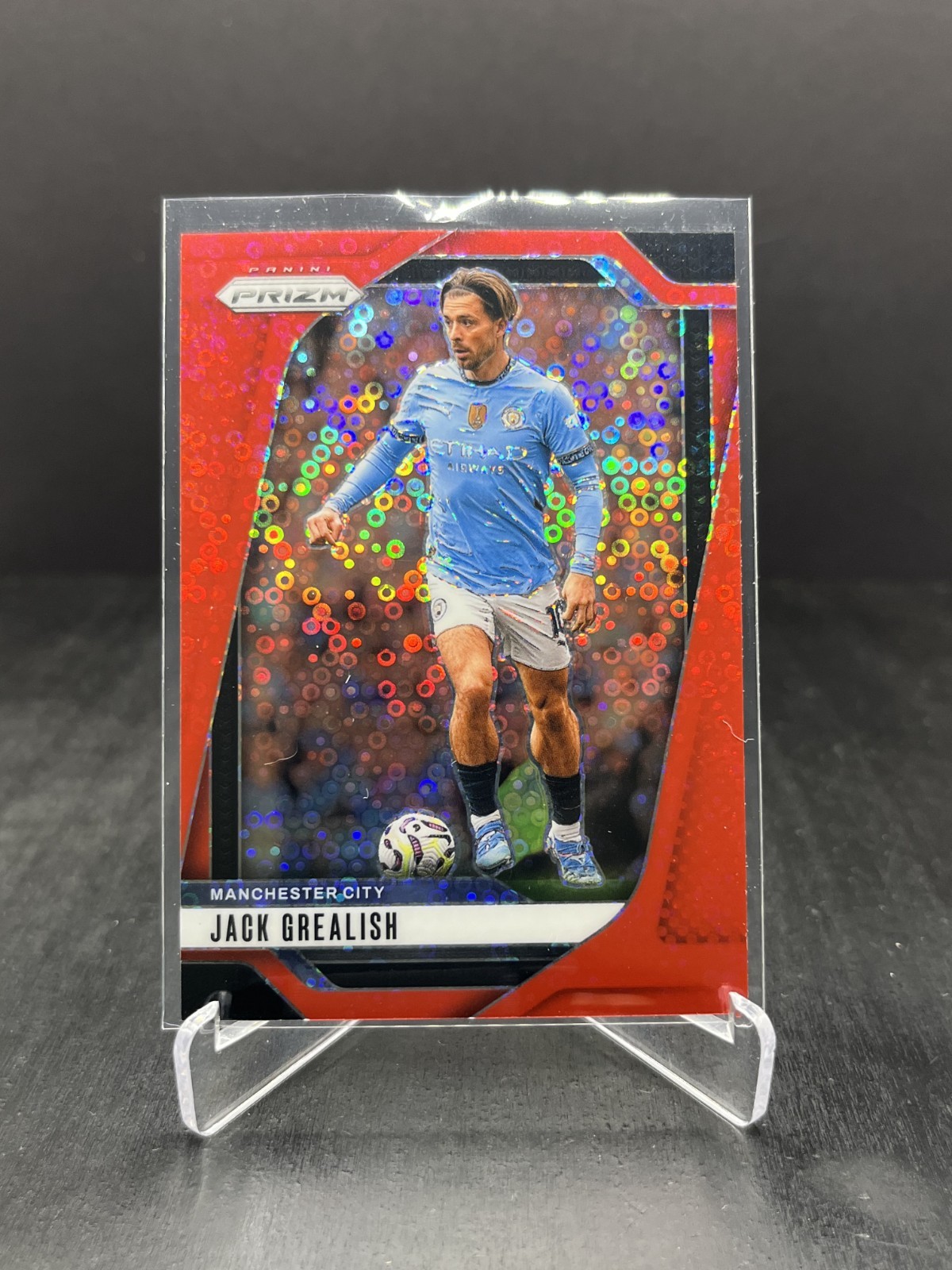 Jack Grealish 2024 Prizm Premier League #11 Lotus Flower /18 Price