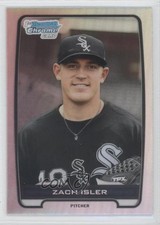 2012 Bowman Draft Chrome Draft Picks Refractor Zach Isler #BDPP107 fm0