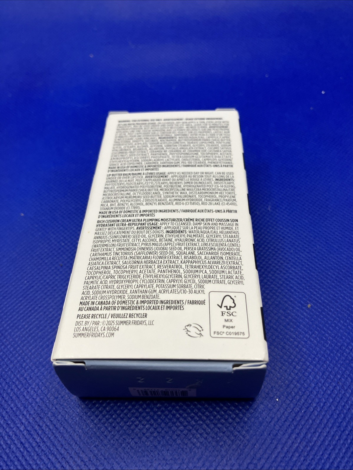 SUMMER FRIDAYS Sephora Jet Lag Mask, Lip Butter Balm, Ultra Plumping Moisturizer