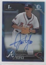 2016 Bowman Chrome Prospect Auto Blue Refractor /150 Juan Yepez #CPA-JY Auto