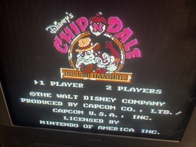 Disney's Chip 'N Dale: Rescue Rangers Nintendo NES, 1990 Authentic - Tested