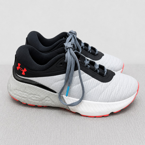 Under Armour HOVR Sneakers Womens US 6 UK 3.5 Grey Black Coral Running Shoes