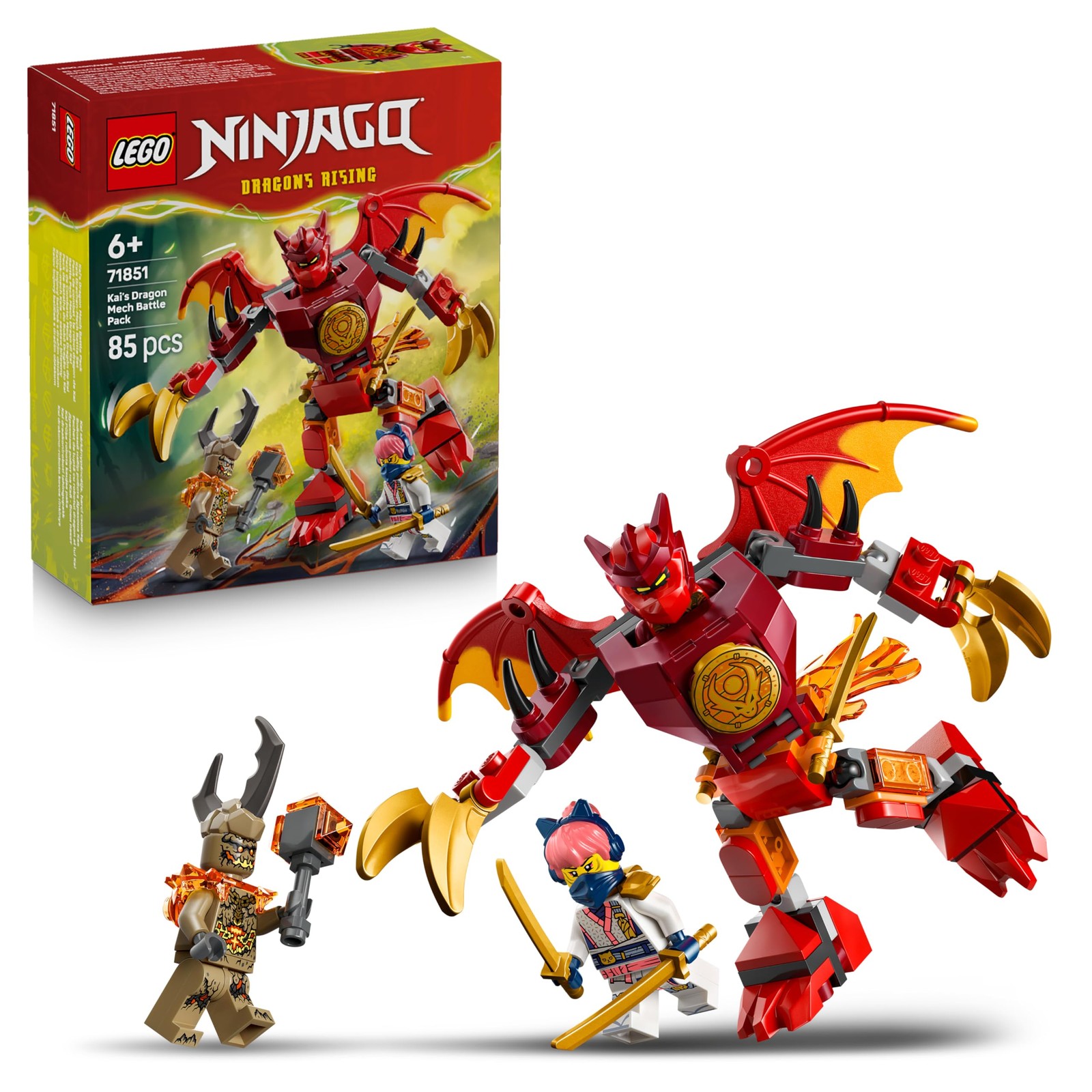 LEGO NINJAGO Kais Dragon Mech Battle Pack - - 3 4790₽