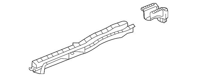 Genuine GM Passenger Side Underbody Rear Side Rail 84257742