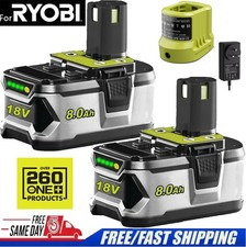 1-10PACKS 8AH FOR Ryobi 18V Li-Ion Battery or Charger P102 P103 P105 P107 P108