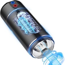 Utimi Male Masturbation Vibrating Cup Oral Masturbator - Black/Pink for  sale online