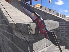 PMZ Traditional Takedown Hunting Bow Recurve Bow 60'' 45lbs Gift for Boyfriend