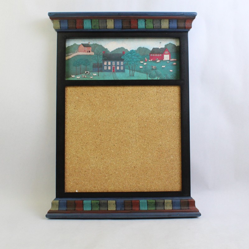 Hallmark Multicolor Farm Themed Fiberboard Cork Board 12" x 16.25"