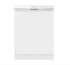 Frigidaire 24-in Front Control Built-in Dishwasher White Triple Spray Arm 55 dBA