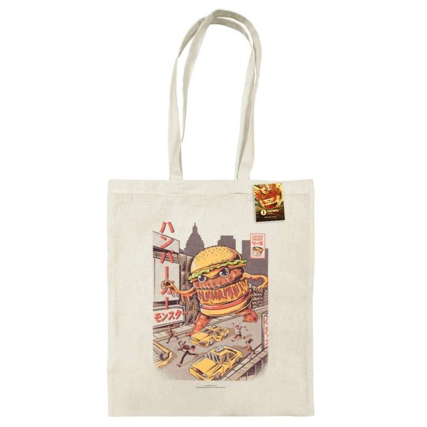 Illustrierte Burgerzilla-Tragetasche Pyramid International Bag-image