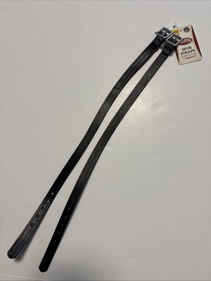 Weaver Leather English Spur Straps Black 1/2 x 16 Horse Tack NWT Equestrian Gear