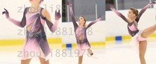 New Ice Figure Skating Dress Figure Skating Dress For Competition pink dyeing