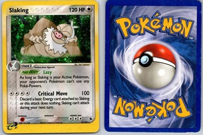 SLAKING POKEMON RUBY & SAPPHIRE 12/109 RARE LP HOLO