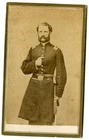 Original Civil War CDV - Union Captain in dress uniform, full body
