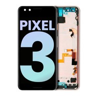 Oled-Display Mit Rahmen FüR Google Pixel 3 (Original Oem) (Pink) Pink