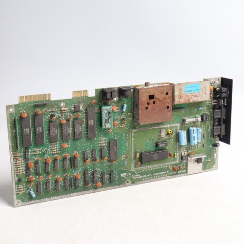 Original Vintage Commodore C64 BREADBIN Motherboard M/board Modded chip w brackt