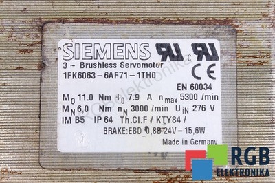1FK6063-6AF71-1TH0 085.30057.01 SIEMENS Gehäuse - Gebraucht