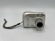 Olympus FE-110 5.0 MP Digital Camera Silver Tested and Works